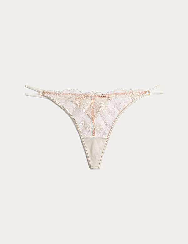 Arianna Embroidery Thong - FR