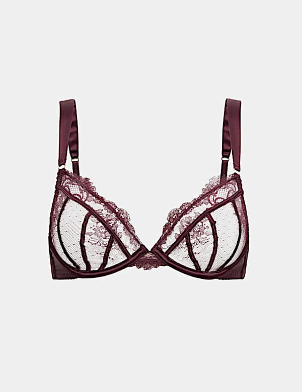 Stella Lace Wired Plunge Bra A-E - AU