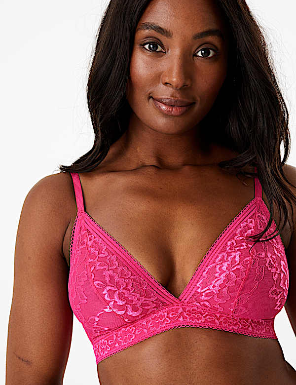 Amanda Lace Triangle Bralette