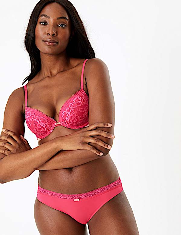 Louisa Lace Plunge Bra