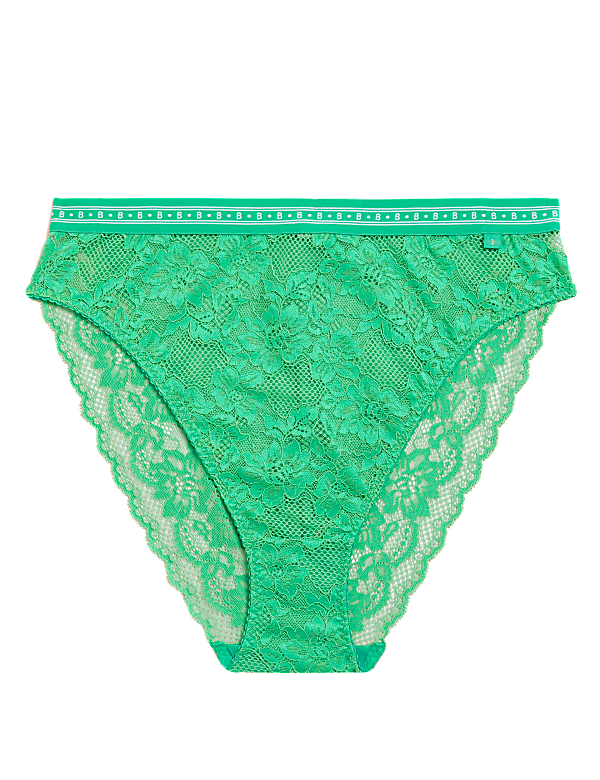 Meia Lace High Waisted High Leg Knickers