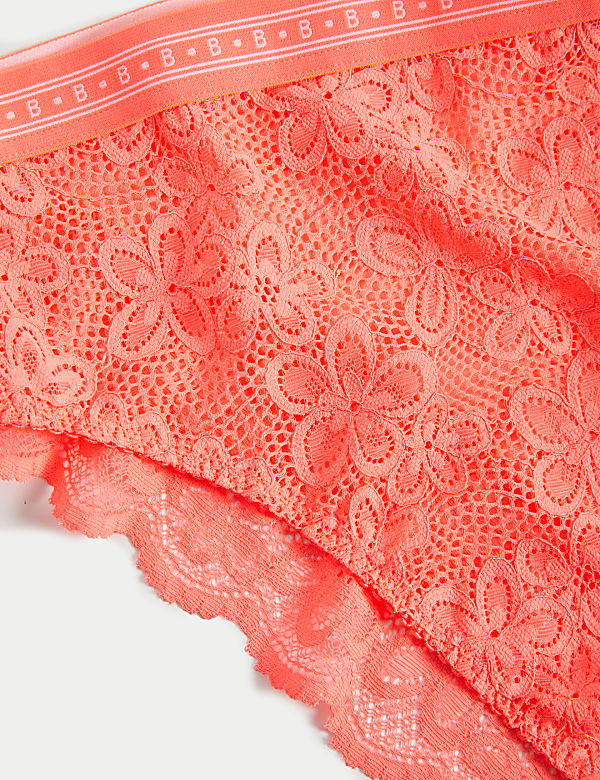 Cleo Lace High Waisted High Leg Knickers