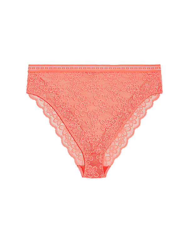 Cleo Lace High Waisted High Leg Knickers