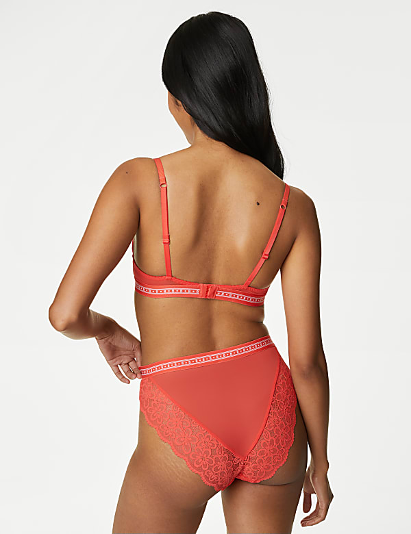 Cleo Lace High Waisted High Leg Knickers