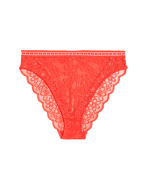 Cleo Lace High Waisted High Leg Knickers