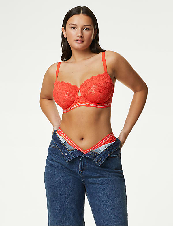 Cleo Lace Wired Balcony Bra A-G