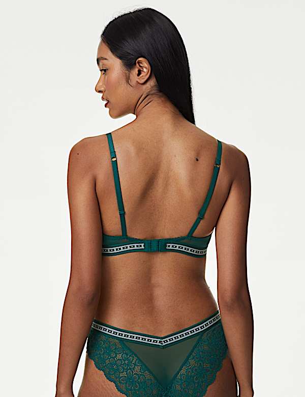 Cleo Lace Wired Balcony Bra A-G