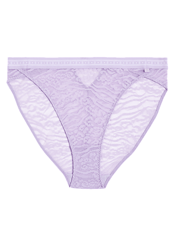 Gisella Mesh High Leg Knickers