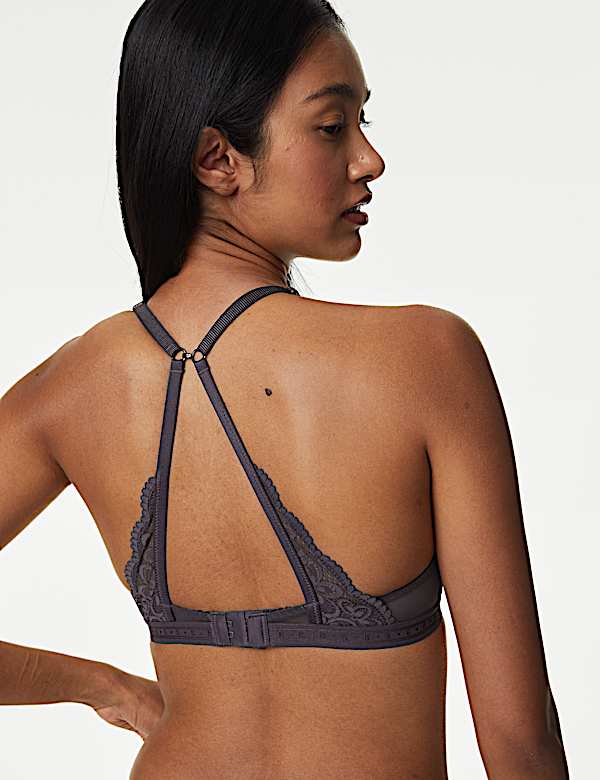 Ines Satin Wired Push-Up Bra A-E - ES