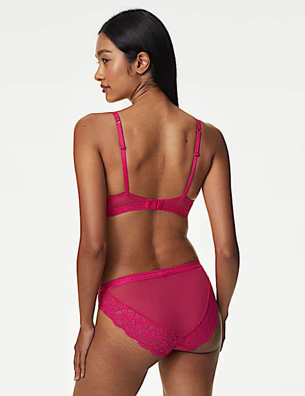 Ines Satin High Leg Knickers