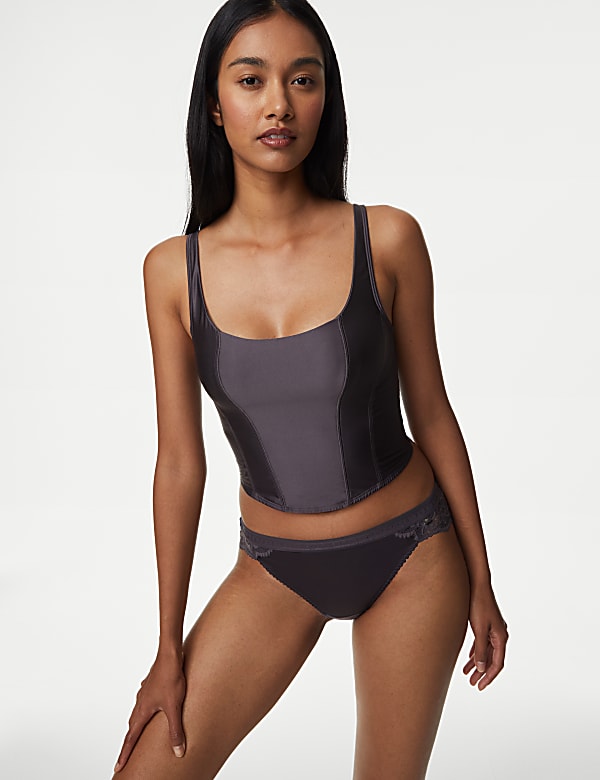 Satin Non Wired Corset