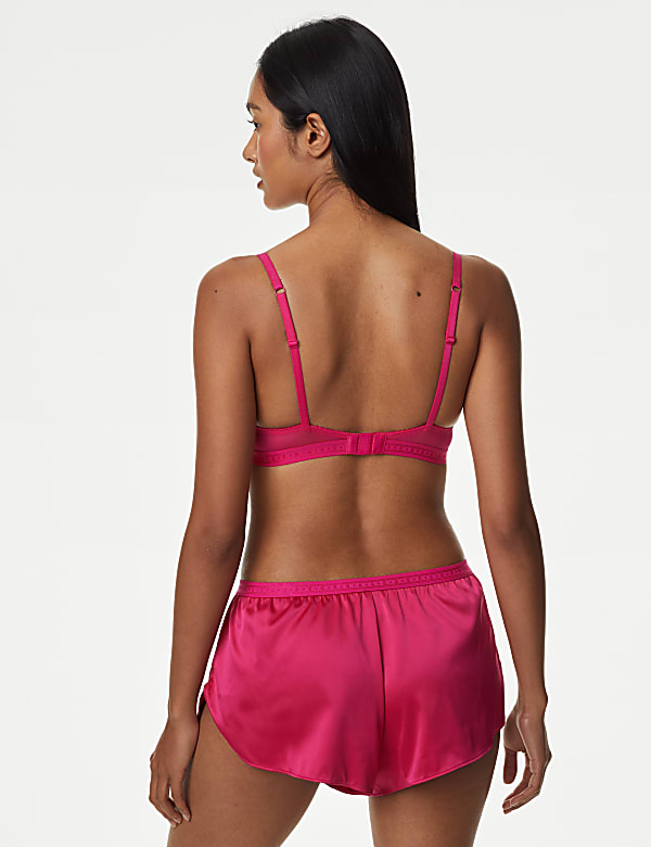 Ines Satin Low Rise French Knickers