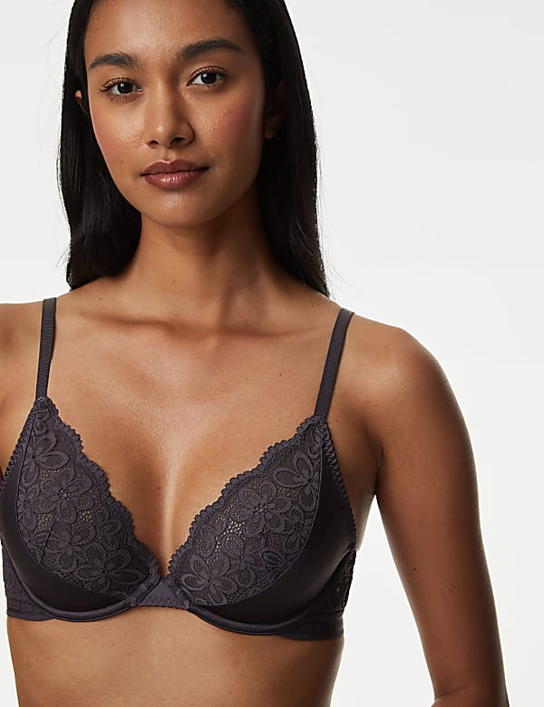 Satin-Plunge-BH mit Bügel „Ines“ (A–E) - DE