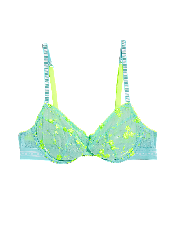 Emilia Embroidered Wired Balcony Bra