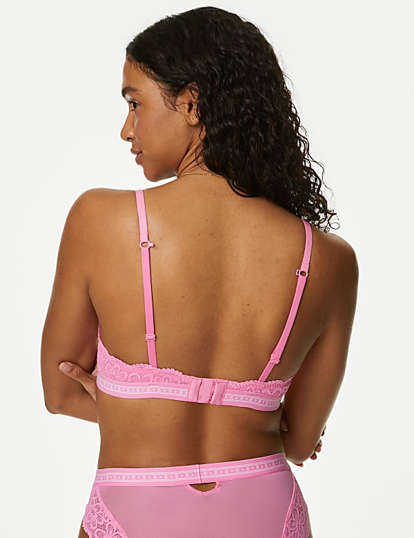 Ebba Ribbed Non Wired Plunge Bra A-E