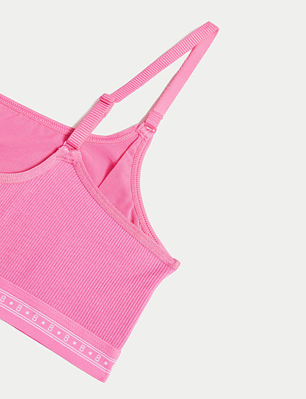 Ebba Ribbed Non Wired Crop Top A-E