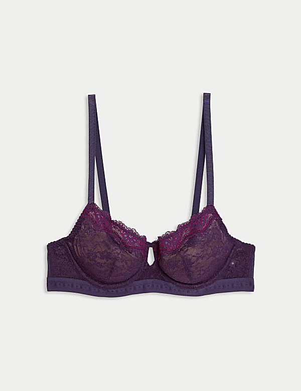 Ella Lace Wired Balcony Bra A-E - US