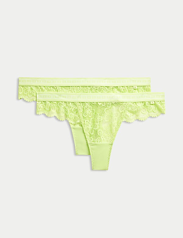 2pk Cleo Lace Thongs - RO