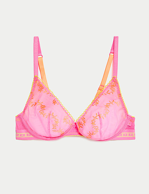 Bra Plunge Berkawat Bordir Farina A-E - ID