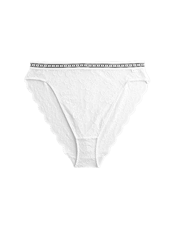 Cleo Lace High Leg Knickers