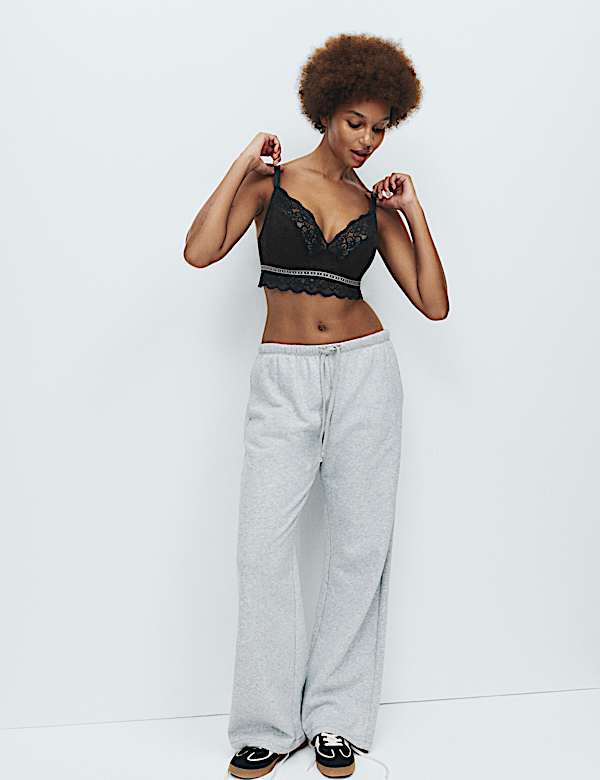 חזיית ברלט Cleo ללא ברזלים עם תחרה (מידות F-H) - IL