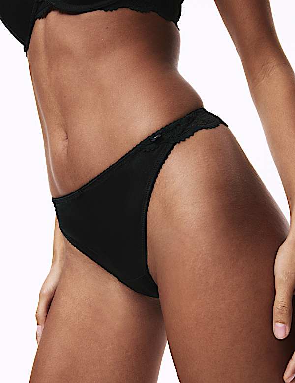 2pk Hanna Glossie Microfibre Thongs - JP