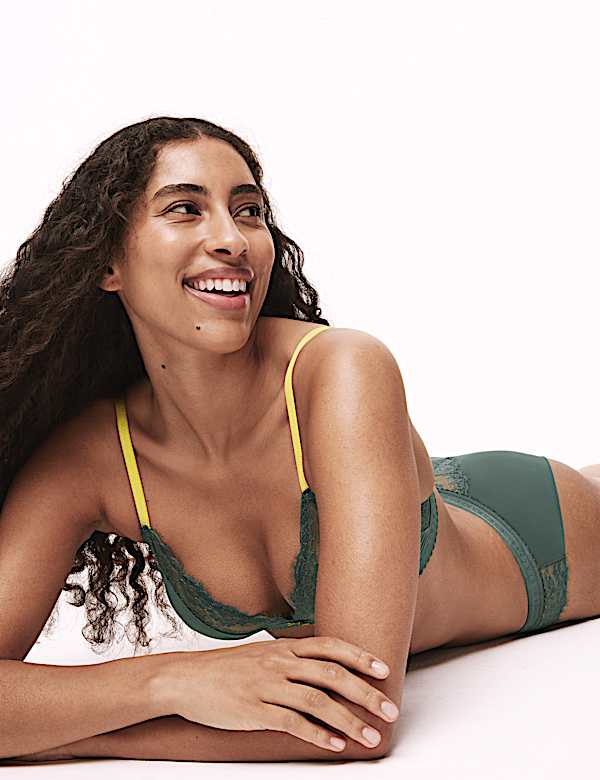 Anna Lace Non Wired Bralette A-E - EE