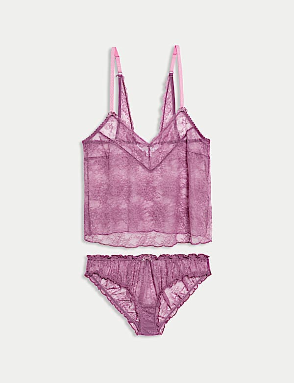 Anna Lace Camisole & French Knickers Set - EE