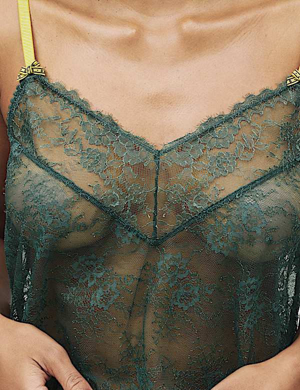 Anna Lace Camisole & French Knickers Set