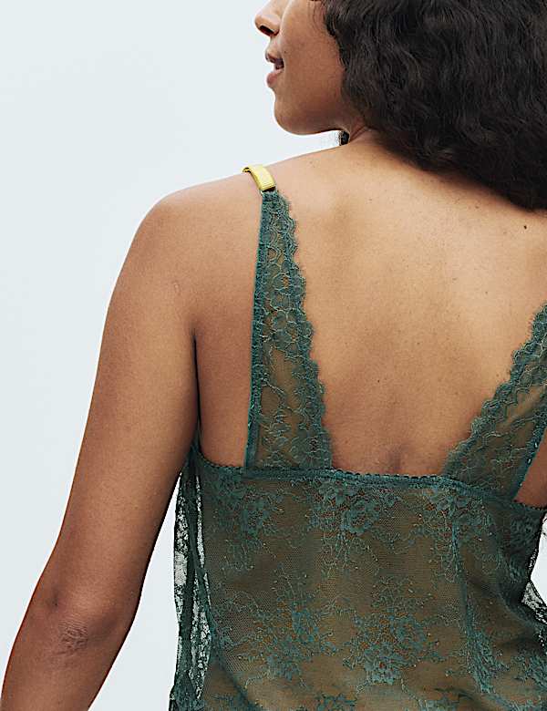 Anna Lace Camisole & French Knickers Set
