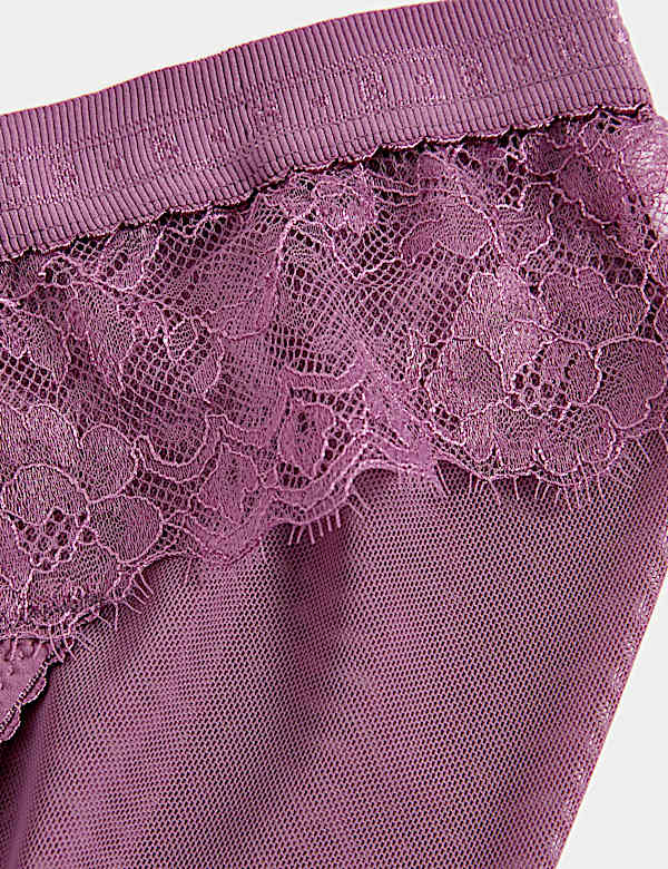 Anna Lace High Leg Knickers