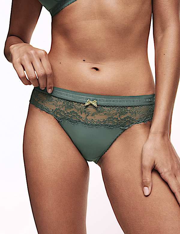 Anna Lace High Leg Knickers