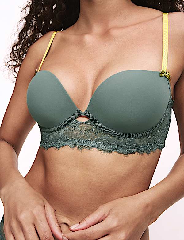 Anna Wired Longline Push-Up Balcony Bra A-E