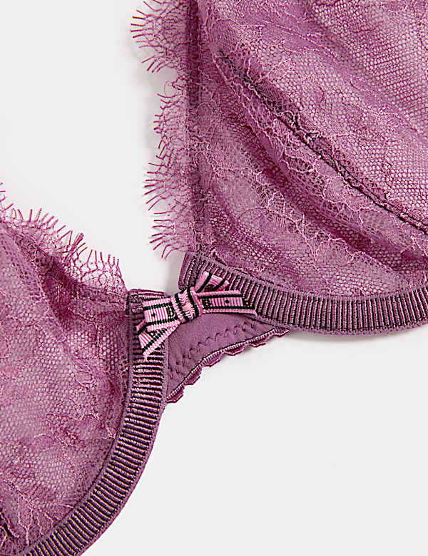 Anna Lace Wired Plunge Bra (A-E)