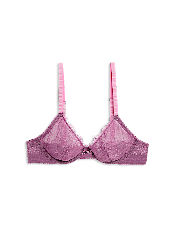 Anna Lace Wired Plunge Bra (A-E)