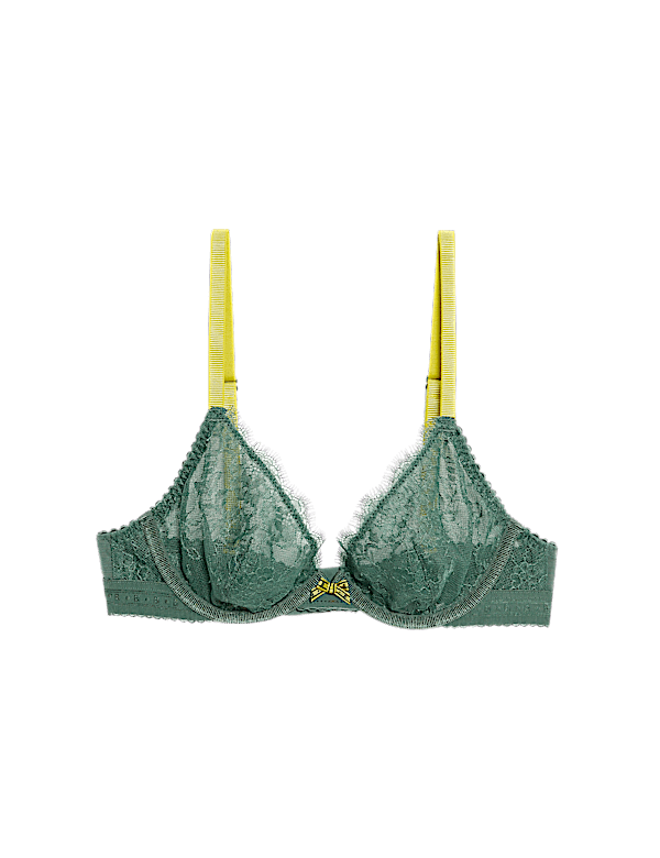 Anna Lace Wired Plunge Bra (A-E)