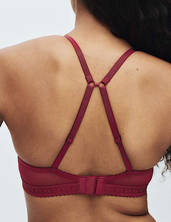 Cleo Lace Non Wired Plunge Bra (A-E) - NO