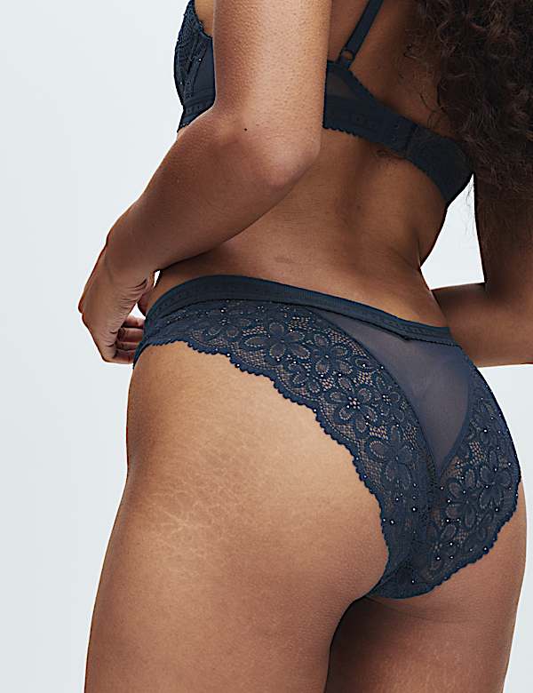 מארז 2 תחתוני מיאמי Cleo עם תחרה ופאייטים - IL