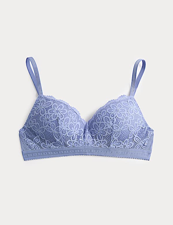 Cleo Lace Non Wired Push-Up Plunge Bra (A-E) - IS