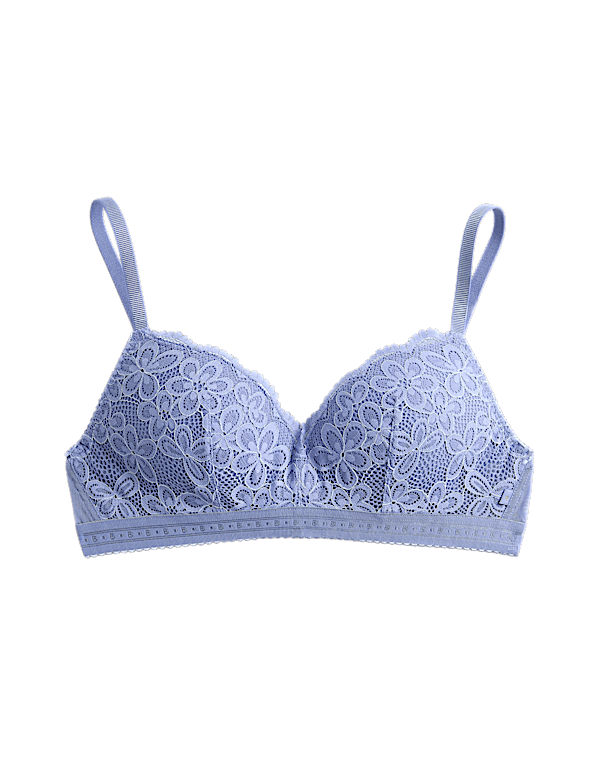 Cleo Lace Non Wired Push-Up Plunge Bra (A-E)