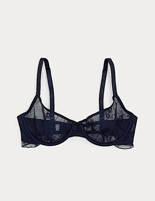 Soutien-gorge Helena &agrave; armatures et broderie, demi-bonnets A &agrave; E - FR