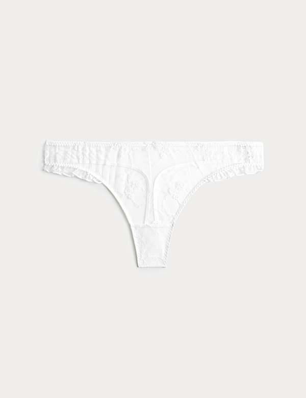 Helena Embroidery Thong - RS