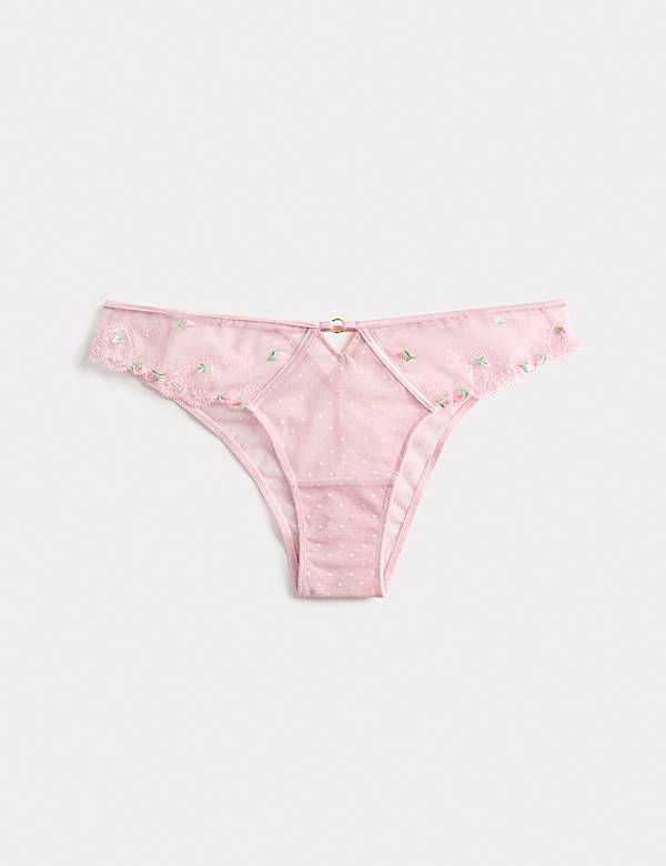 Leah Embroidery Miami Knickers - BG