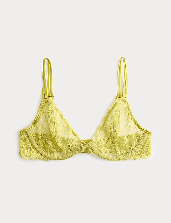 Ida Lace Wired Plunge Bra (A-E) - CZ