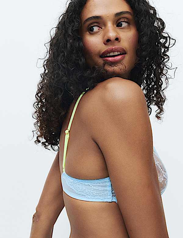 Ida Lace Wired Plunge Bra (A-E) - CA