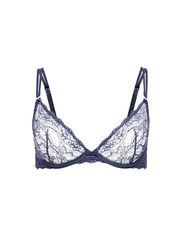 Ida Lace Wired Plunge Bra (A-E)