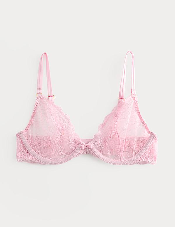 Ida Lace Wired Plunge Bra (A-E) - GR