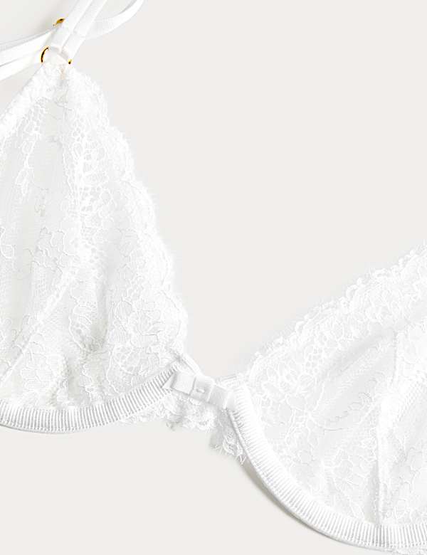 Ida Lace Wired Plunge Bra (A-E)