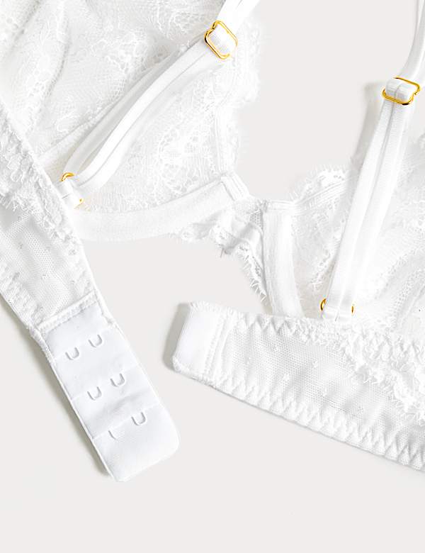 Ida Lace Wired Plunge Bra (A-E)