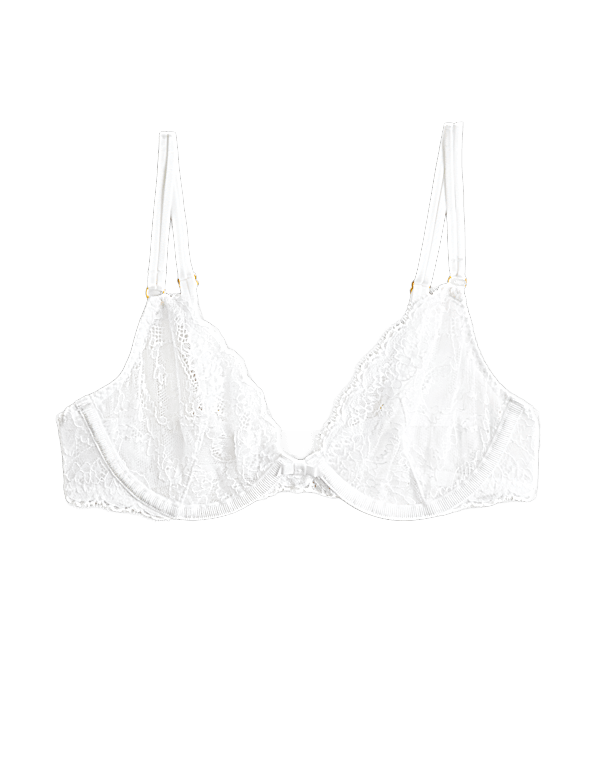 Ida Lace Wired Plunge Bra (A-E)